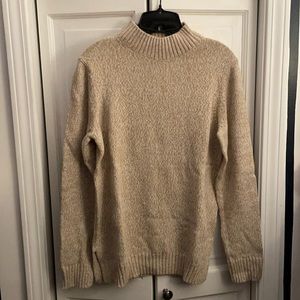 Tan mock neck sweater